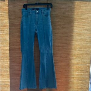 Hollister Blue Flare Wide Leg Jeans